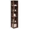 vidaXL Eckregal Braun Eichen-Optik 33x33x164,5 cm Holzwerkstoff