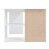 vidaXL Eckschreibtisch Weiß 145x100x76 cm Holzwerkstoff