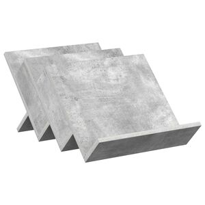 vidaXL Magazinregal Beton Grau 53 x 40 x 28,5 cm Holzwerkstoff