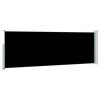 vidaXL Ausziehbare Seitenmarkise 100&times;300 cm Schwarz