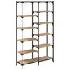 vidaXL Regal 9 Ebenen 100 x 32 x 170 cm Holzwerkstoff Artisan-Eiche