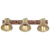 vidaXL Wandlampe Industriestil Messing 65x25 cm E27