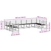 vidaXL Outdoor-Sofagarnitur 10 pcs Natur Massivholz Akazie