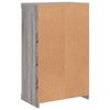 vidaXL Sideboard mit LED-Leuchten Grau Sonoma 60,5x37x100 cm