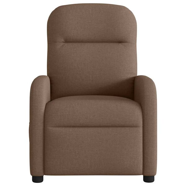vidaXL Massagesessel Braun Stoff