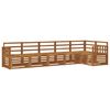 vidaXL Sofagarnituren 6 pcs Natur Massivholz Akazie