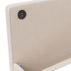 vidaXL Tagesbett mit Matratze USB Creme Stoff 90x200 cm