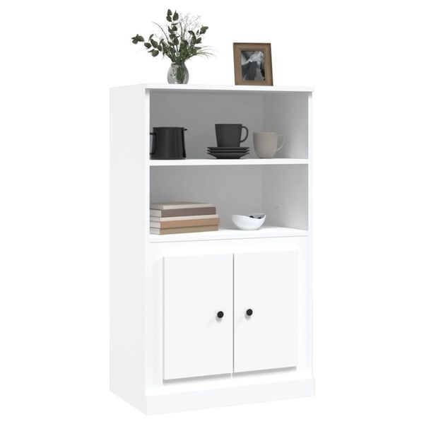 vidaXL Highboard Wei&szlig; 60x35,5x103,5 cm Holzwerkstoff