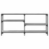 vidaXL Konsolentisch Grau Sonoma 160x29x75 cm Holzwerkstoff