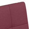 vidaXL Esszimmerst&uuml;hle mit Rollen 2 pcs Weinrot 58 x 65 x 94 cm Stoff