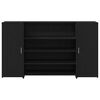 vidaXL Empfangstresen Schwarze Eiche 180 x 50 x 103,5 cm Holzwerkstoff