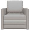 vidaXL Schlafsofa 60cm Wolkengrau Stoff