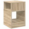 vidaXL Beistelltisch 2 pcs Sonoma-Eiche 30,5 x 30 x 45 cm