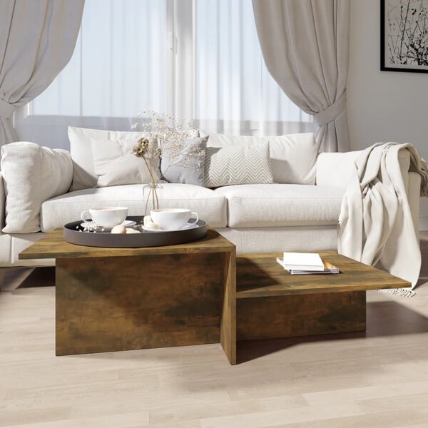 vidaXL Couchtisch R&auml;uchereiche 111,5x50x33 cm Holzwerkstoff