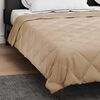 vidaXL Sommerdecke Taupe 220 x 240 cm Mikrofaser