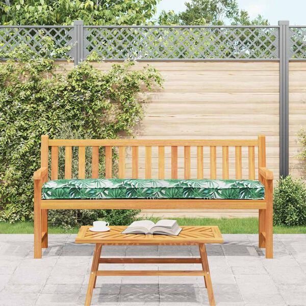 vidaXL Palettenkissen Floral Blattmuster 200 x 40 x 8 cm Oxford-Stoff