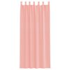 vidaXL Voile Vorh&auml;nge mit Schlaufen 2 Stk. Rosa 140x245 cm