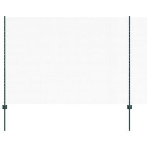 vidaXL Sechseckzaun mit Pfosten 10 x 1,6 m PVC-beschichteter Stahl
