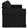 vidaXL Sofa 210cm Schwarz Metall