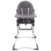 vidaXL Baby-Hochstuhl Grau und Wei&szlig;