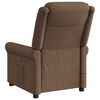 vidaXL Massagesessel Braun Stoff