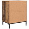 vidaXL Nachttisch mit Schubladen Altholz 49 x 36 x 61 cm Holzwerkstoff