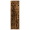 vidaXL Pflanzenst&auml;nder 2 Stk. R&auml;uchereiche 25x25x80 cm Holzwerkstoff