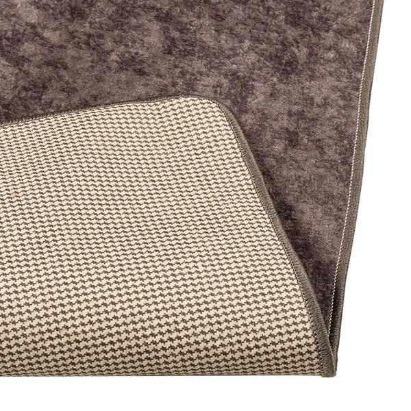 vidaXL Teppichl&auml;ufer MARSA Grau 100 x 50 cm Polyester und PVC