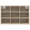 vidaXL Schuhschrank Sonoma-Eiche 77,5 x 30 x 51 cm Holzwerkstoff