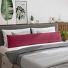 vidaXL Sofakissen 2 St&uuml;ck Weinrot 200 x 40 cm Cordstoff