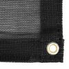 vidaXL Anh&auml;ngernetz HDPE 2,5x4 m Schwarz