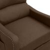 vidaXL Massagesessel Braun Stoff