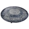 Dutch Lifestyle Teppich Durban Jahrg 200 cm Rund Blau