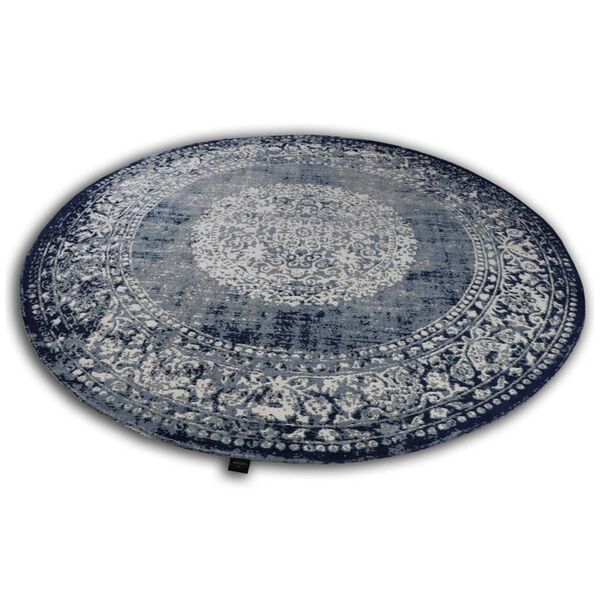 Dutch Lifestyle Teppich Durban Jahrg 200 cm Rund Blau