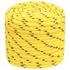 vidaXL Bootsseil Gelb 16 mm 25 m Polypropylen