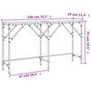 vidaXL Konsolentisch Sonoma-Eiche 140x29x75 cm Holzwerkstoff
