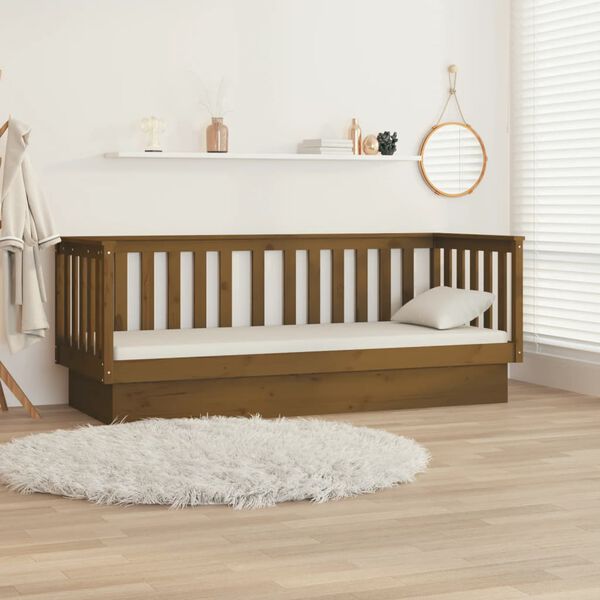 vidaXL Tagesbett Honigbraun 90x190 cm Massivholz Kiefer