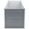 vidaXL Garten-Hochbeet Verzinkter Stahl 320x80x77 cm Grau