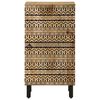 vidaXL Sideboard 40x33,5x75 cm Raues Mangoholz