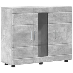vidaXL Holzschrank Beton Grau Holzwerkstoff