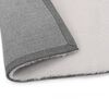 vidaXL Teppich 120 x 160 cm Kunstkaninchenfell Grau