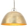 vidaXL H&auml;ngelampe Vintage Industriestil 25 W Messing Rund 41 cm E27