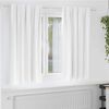 vidaXL Verdunkelungs-Vorh&auml;nge mit Ringen 2 pcs Hellwei&szlig; 175 x 140 cm