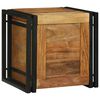 vidaXL Aufbewahrungsbox Braun und Schwarz 40 x 40 x 40 cm
