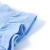 Kinder-T-Shirt mit R&uuml;schen&auml;rmeln Hellblau 116