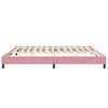 vidaXL Bettgestell ohne Matratze Rosa 200x210 cm Samt