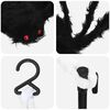 vidaXL Halloween-Spinnendekoration mit Netzen 4 pcs Schwarz und Wei&szlig;