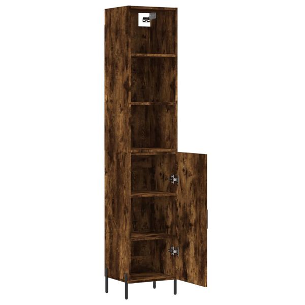 vidaXL Highboard R&auml;uchereiche 34,5x34x180 cm Holzwerkstoff