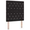 vidaXL Kopfteil Schwarz 80 cm Samt