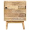 vidaXL Nachttisch 40x30x50 cm Massivholz Mango